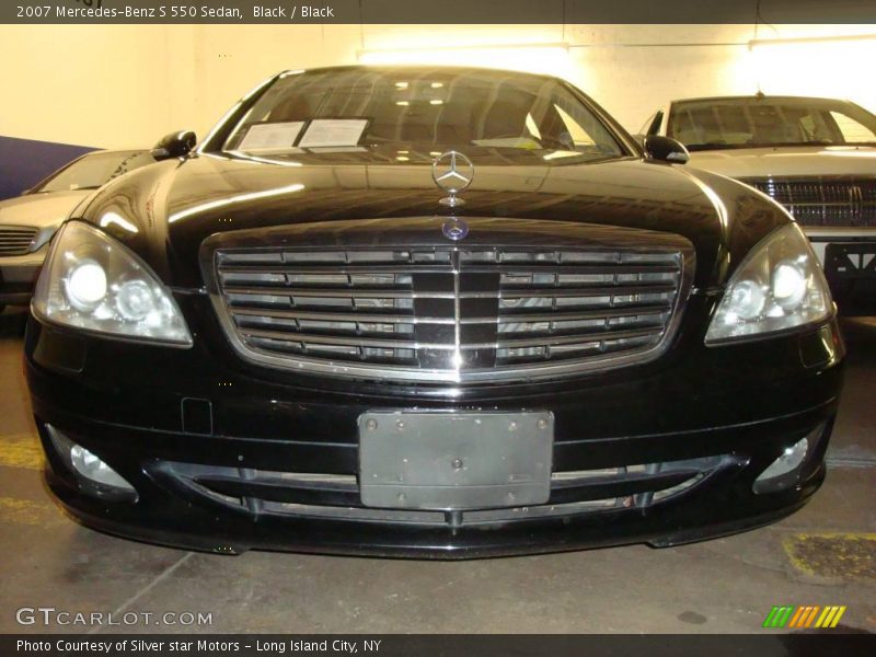 Black / Black 2007 Mercedes-Benz S 550 Sedan