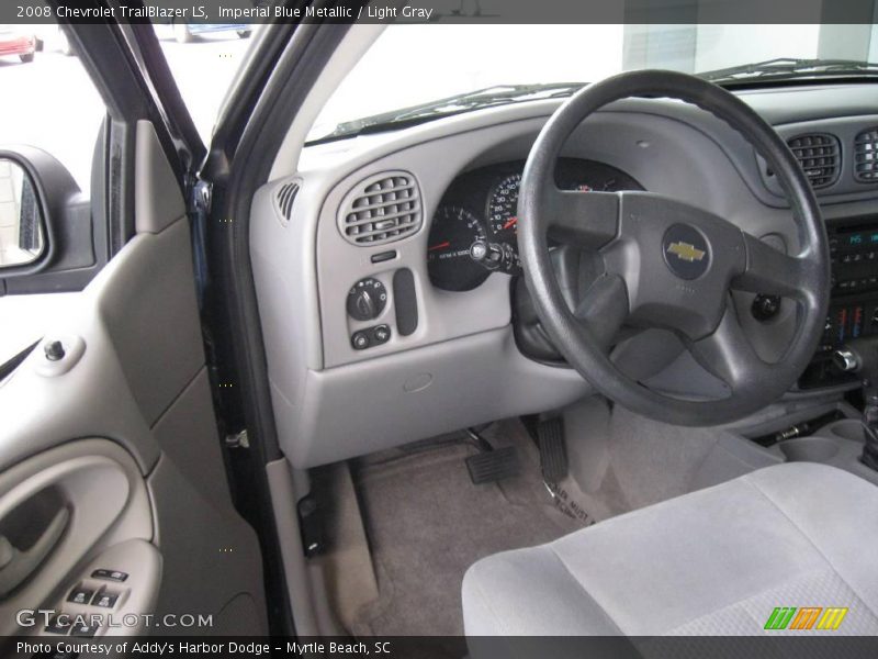 Imperial Blue Metallic / Light Gray 2008 Chevrolet TrailBlazer LS