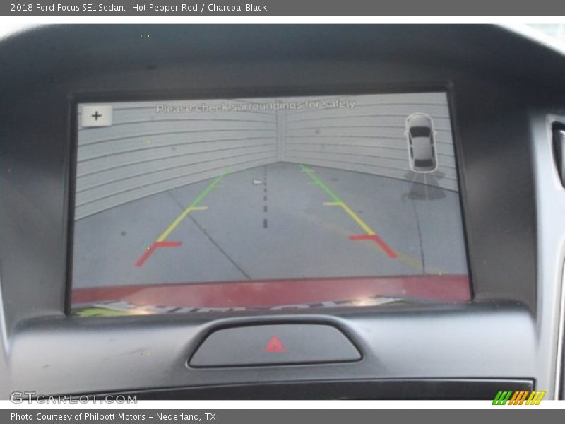 Hot Pepper Red / Charcoal Black 2018 Ford Focus SEL Sedan