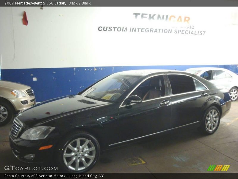 Black / Black 2007 Mercedes-Benz S 550 Sedan