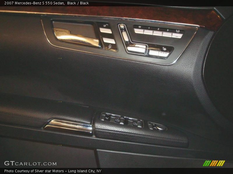 Black / Black 2007 Mercedes-Benz S 550 Sedan