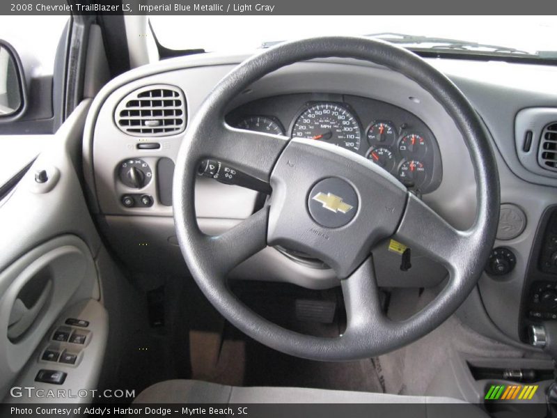 Imperial Blue Metallic / Light Gray 2008 Chevrolet TrailBlazer LS