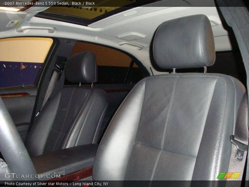 Black / Black 2007 Mercedes-Benz S 550 Sedan