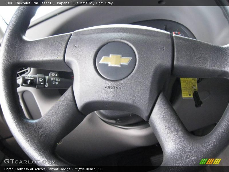 Imperial Blue Metallic / Light Gray 2008 Chevrolet TrailBlazer LS