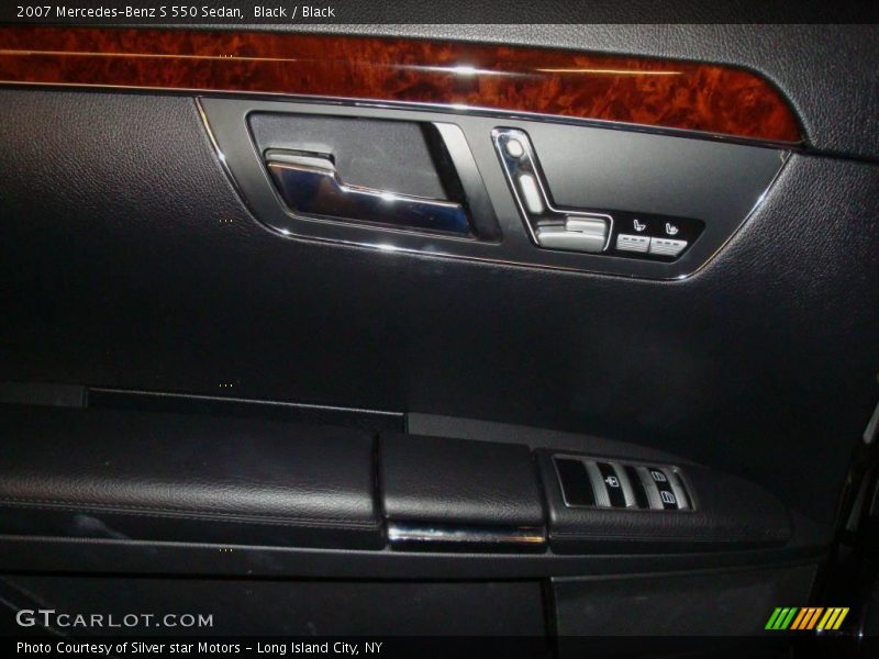 Black / Black 2007 Mercedes-Benz S 550 Sedan