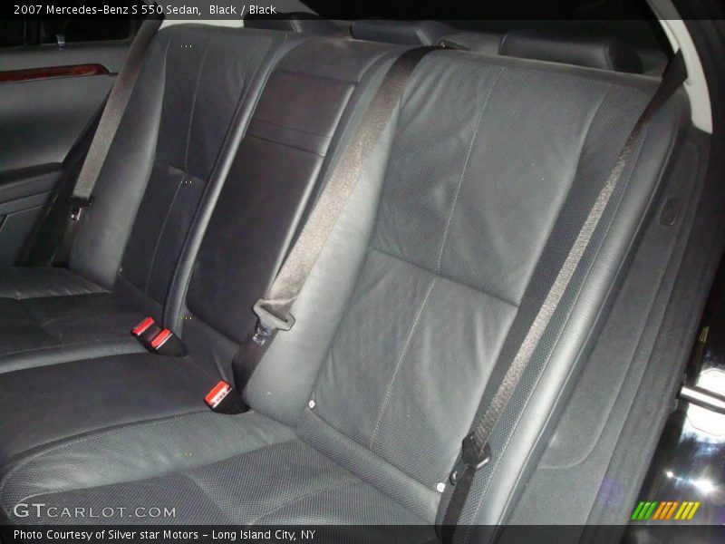 Black / Black 2007 Mercedes-Benz S 550 Sedan
