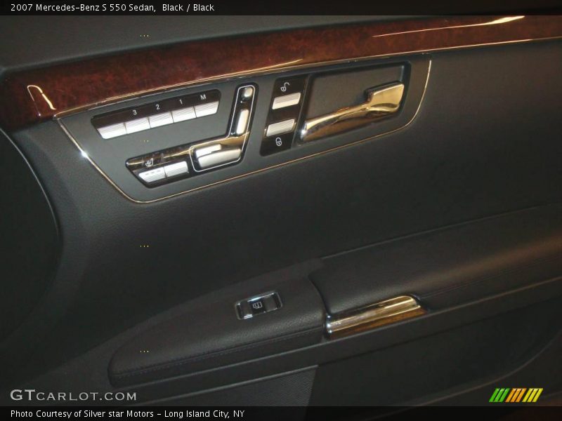 Black / Black 2007 Mercedes-Benz S 550 Sedan