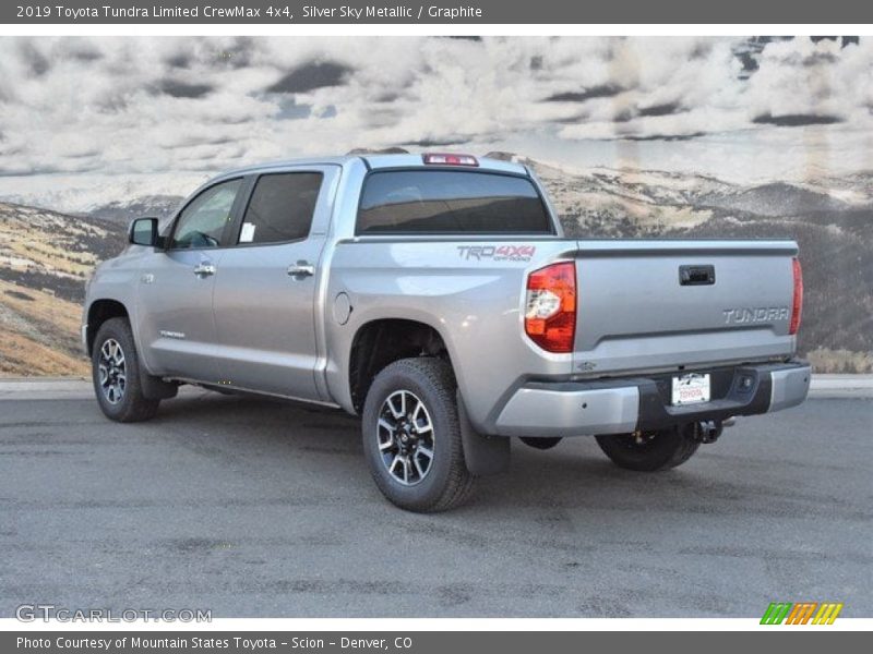 Silver Sky Metallic / Graphite 2019 Toyota Tundra Limited CrewMax 4x4