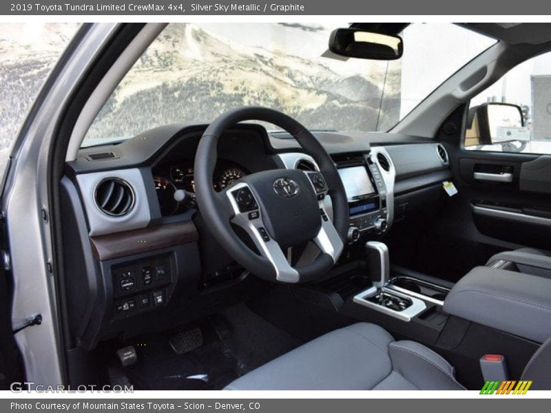 Silver Sky Metallic / Graphite 2019 Toyota Tundra Limited CrewMax 4x4