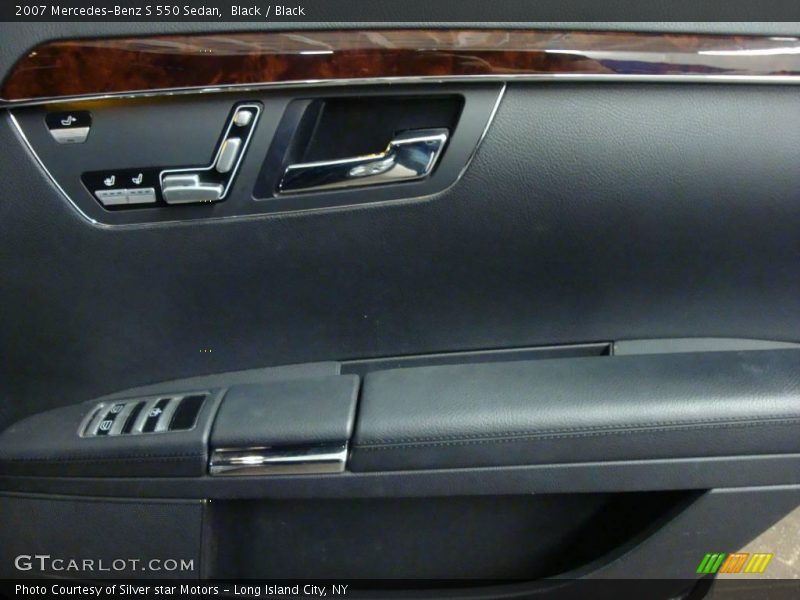 Black / Black 2007 Mercedes-Benz S 550 Sedan