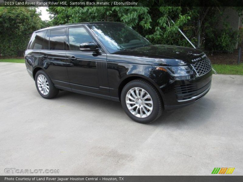 Santorini Black Metallic / Ebony/Ebony 2019 Land Rover Range Rover HSE