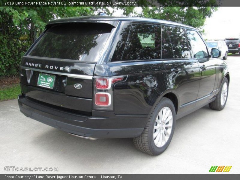 Santorini Black Metallic / Ebony/Ebony 2019 Land Rover Range Rover HSE