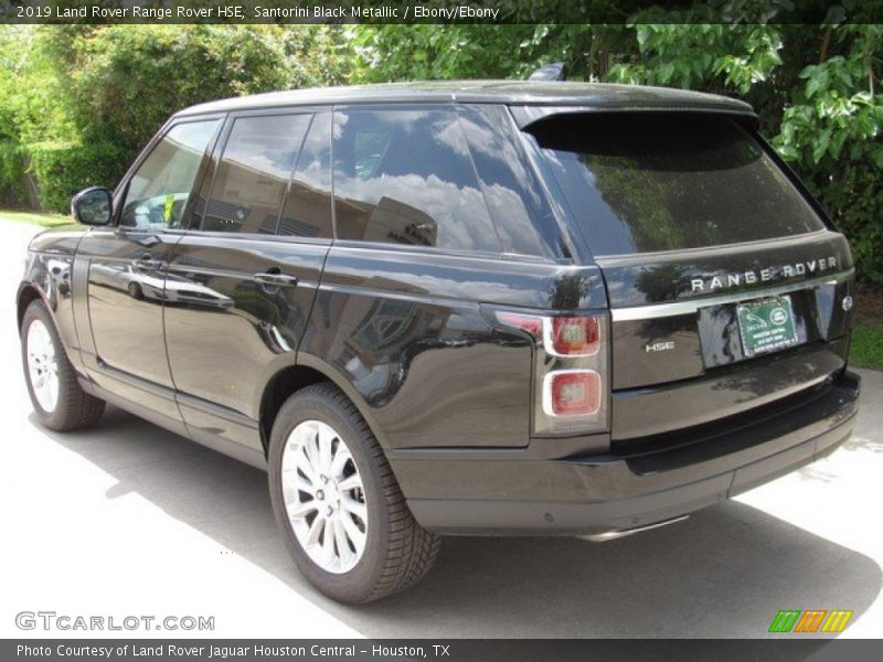 Santorini Black Metallic / Ebony/Ebony 2019 Land Rover Range Rover HSE