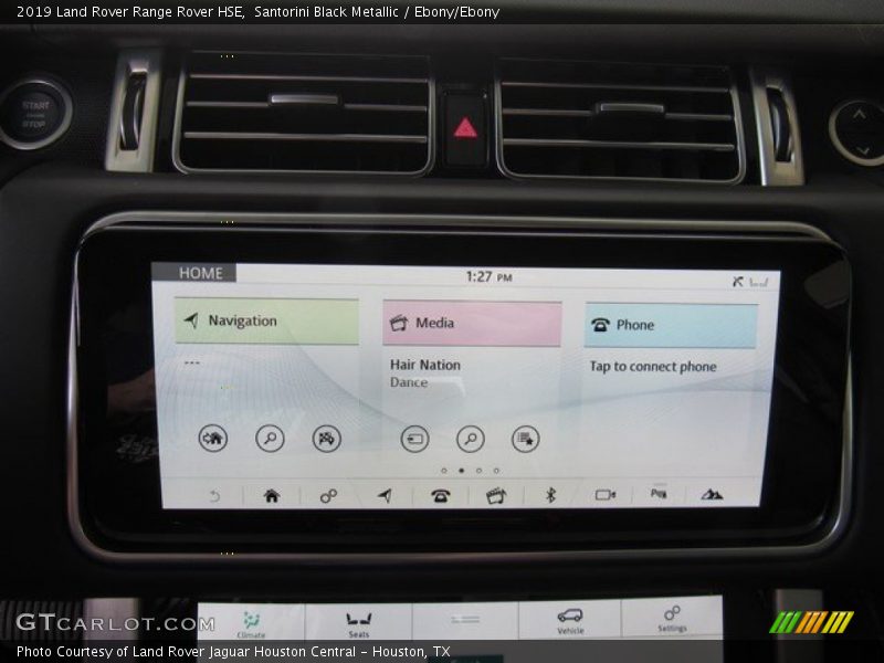 Santorini Black Metallic / Ebony/Ebony 2019 Land Rover Range Rover HSE
