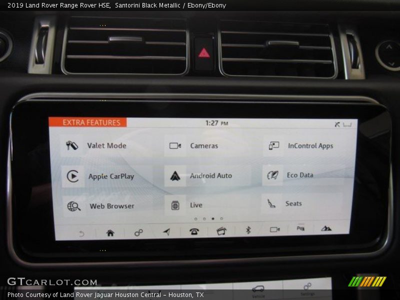 Santorini Black Metallic / Ebony/Ebony 2019 Land Rover Range Rover HSE