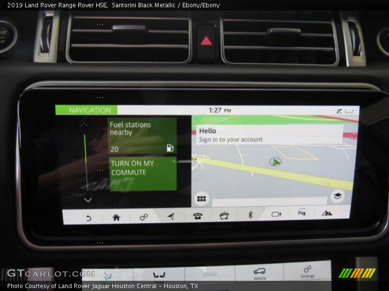Santorini Black Metallic / Ebony/Ebony 2019 Land Rover Range Rover HSE