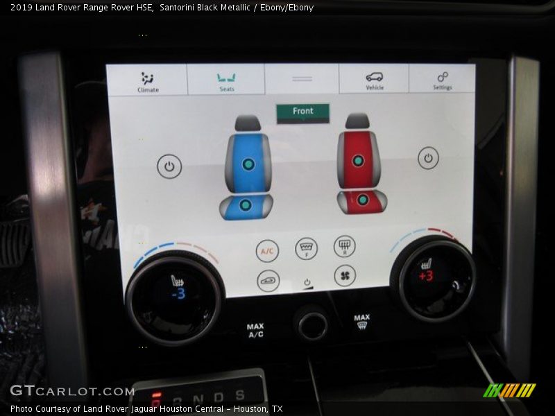 Santorini Black Metallic / Ebony/Ebony 2019 Land Rover Range Rover HSE