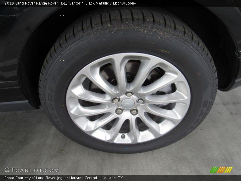 Santorini Black Metallic / Ebony/Ebony 2019 Land Rover Range Rover HSE