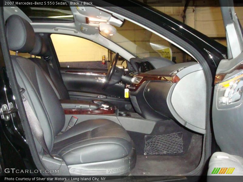 Black / Black 2007 Mercedes-Benz S 550 Sedan