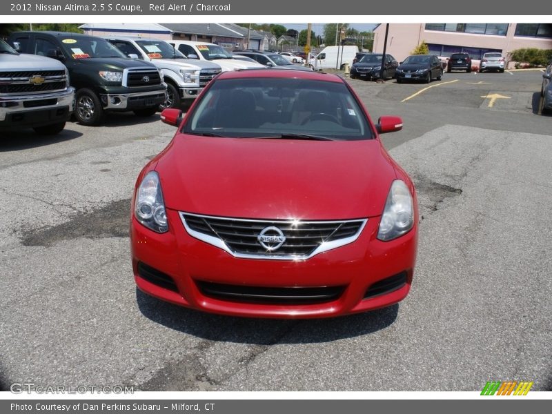 Red Alert / Charcoal 2012 Nissan Altima 2.5 S Coupe