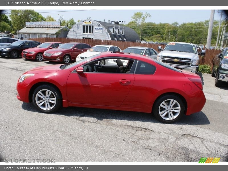 Red Alert / Charcoal 2012 Nissan Altima 2.5 S Coupe