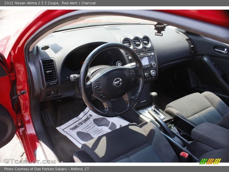 Red Alert / Charcoal 2012 Nissan Altima 2.5 S Coupe