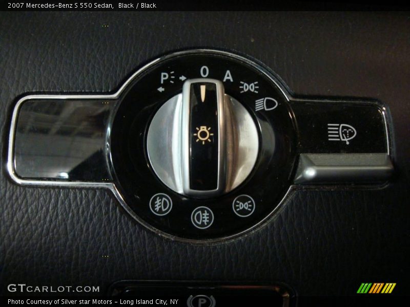 Black / Black 2007 Mercedes-Benz S 550 Sedan