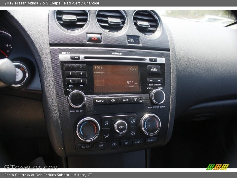 Red Alert / Charcoal 2012 Nissan Altima 2.5 S Coupe