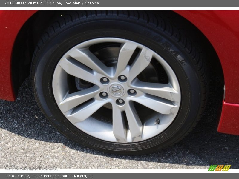 Red Alert / Charcoal 2012 Nissan Altima 2.5 S Coupe