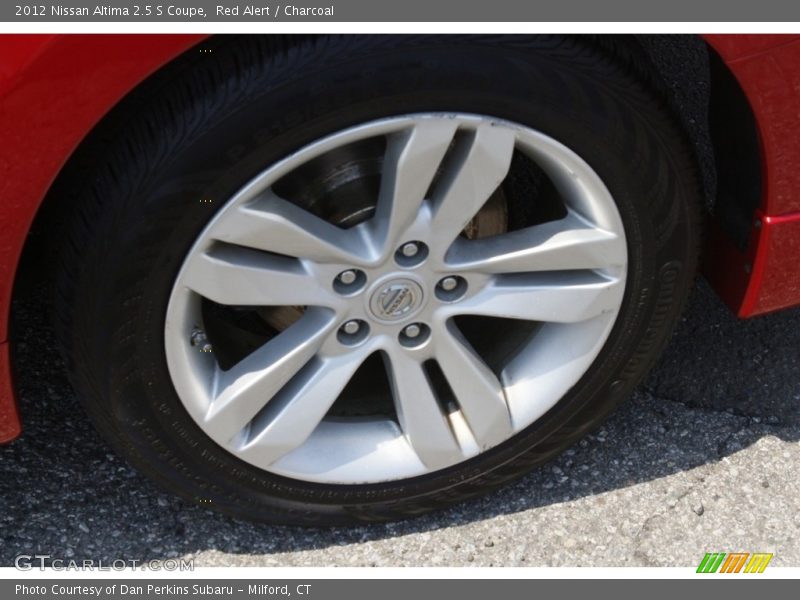 Red Alert / Charcoal 2012 Nissan Altima 2.5 S Coupe