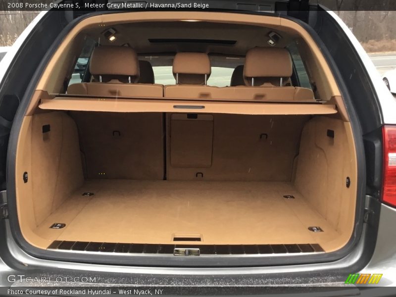 Meteor Grey Metallic / Havanna/Sand Beige 2008 Porsche Cayenne S