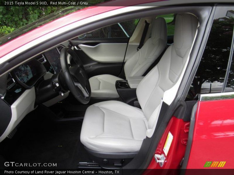 Front Seat of 2015 Model S 90D