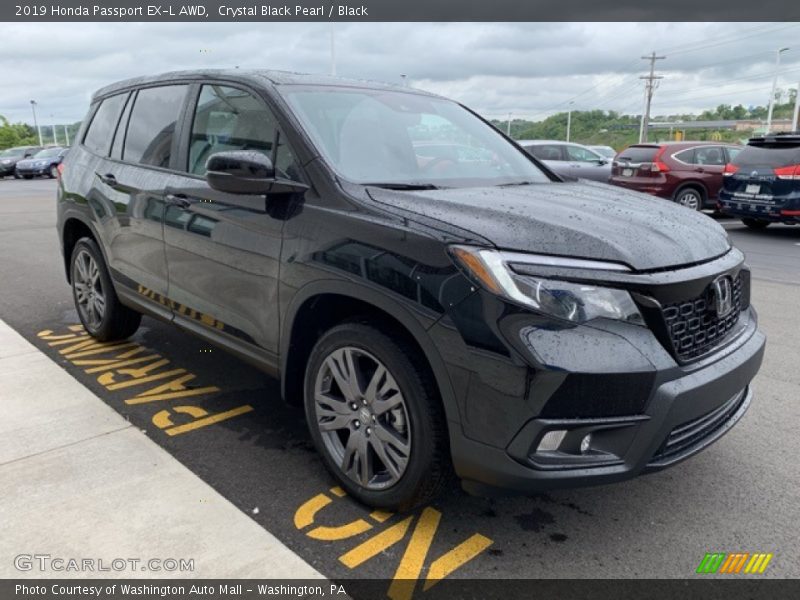 Crystal Black Pearl / Black 2019 Honda Passport EX-L AWD