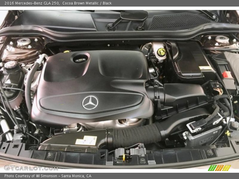 Cocoa Brown Metallic / Black 2016 Mercedes-Benz GLA 250