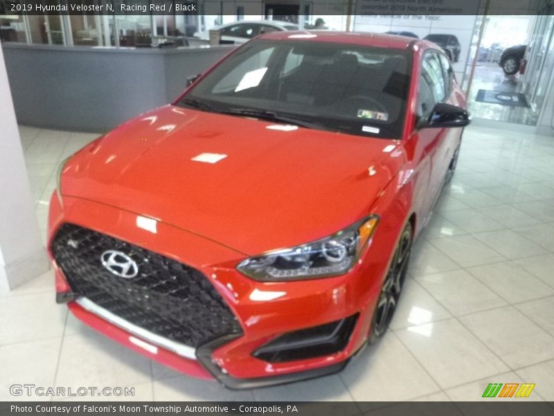 Racing Red / Black 2019 Hyundai Veloster N