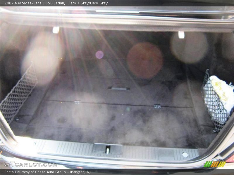 Black / Grey/Dark Grey 2007 Mercedes-Benz S 550 Sedan