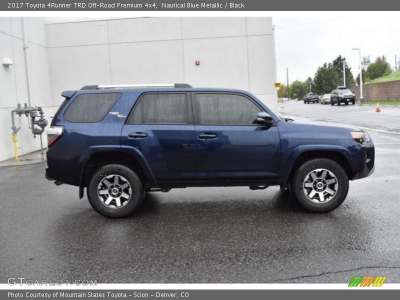 Nautical Blue Metallic / Black 2017 Toyota 4Runner TRD Off-Road Premium 4x4