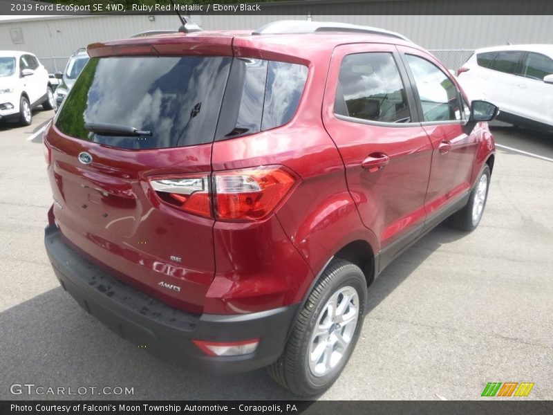 Ruby Red Metallic / Ebony Black 2019 Ford EcoSport SE 4WD