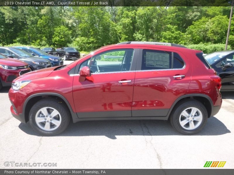 Cajun Red Tintcoat / Jet Black 2019 Chevrolet Trax LT AWD