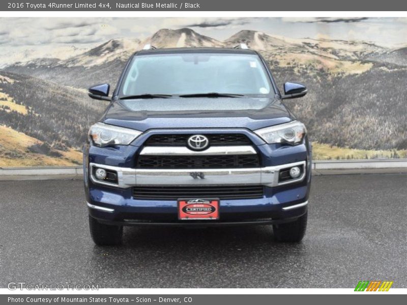 Nautical Blue Metallic / Black 2016 Toyota 4Runner Limited 4x4