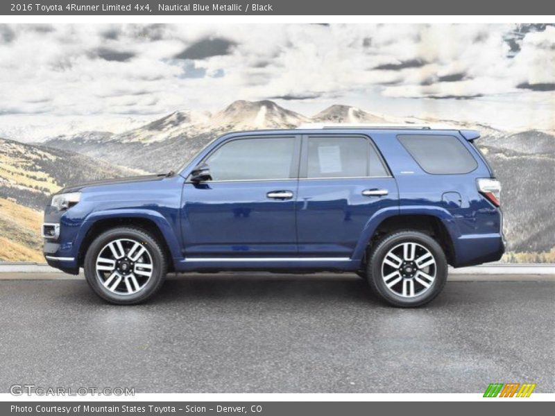 Nautical Blue Metallic / Black 2016 Toyota 4Runner Limited 4x4