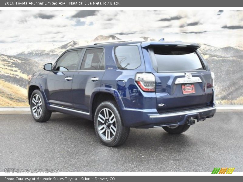 Nautical Blue Metallic / Black 2016 Toyota 4Runner Limited 4x4