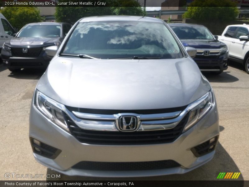 Lunar Silver Metallic / Gray 2019 Honda Odyssey EX-L