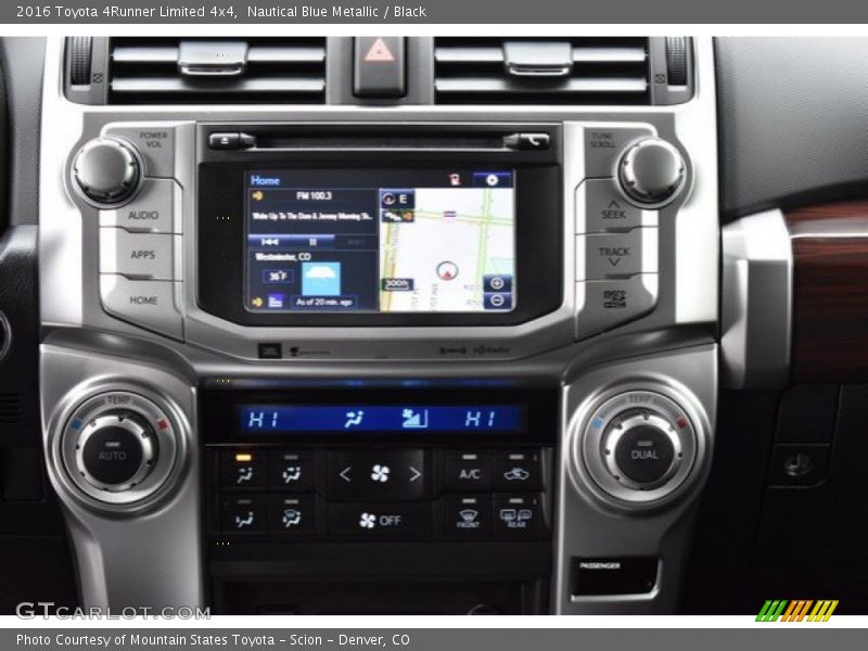 Nautical Blue Metallic / Black 2016 Toyota 4Runner Limited 4x4