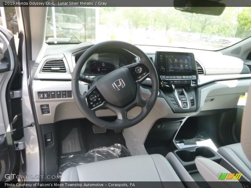 Lunar Silver Metallic / Gray 2019 Honda Odyssey EX-L