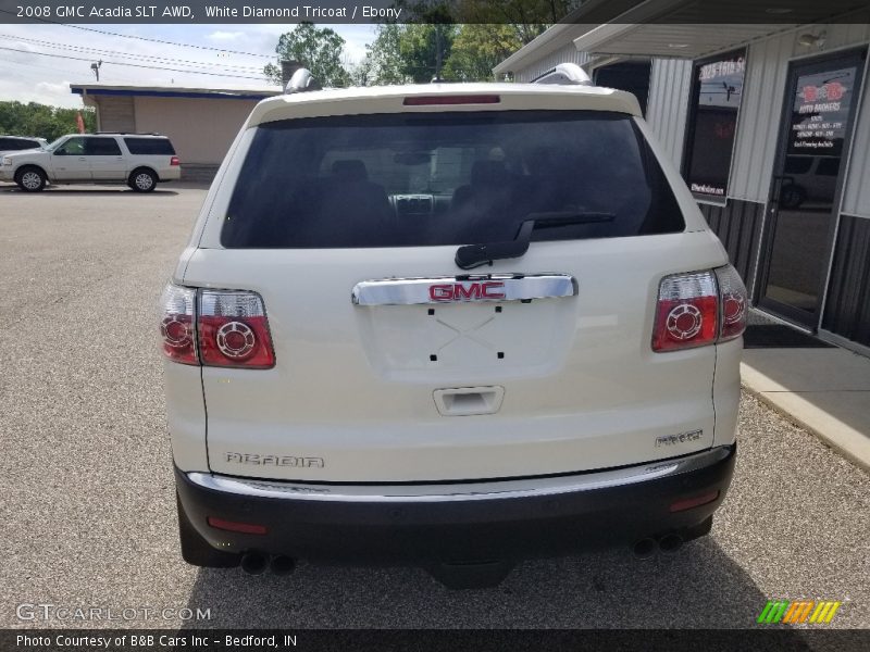 White Diamond Tricoat / Ebony 2008 GMC Acadia SLT AWD
