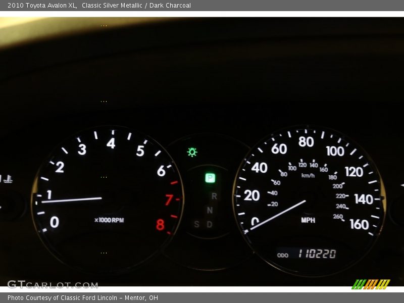 Classic Silver Metallic / Dark Charcoal 2010 Toyota Avalon XL
