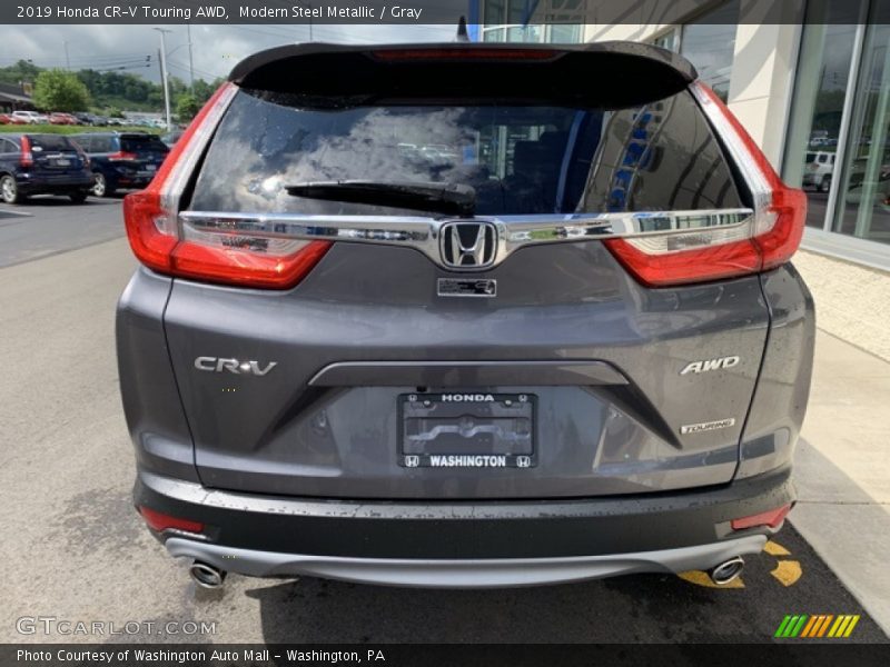 Modern Steel Metallic / Gray 2019 Honda CR-V Touring AWD