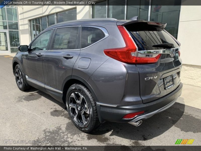 Modern Steel Metallic / Gray 2019 Honda CR-V Touring AWD