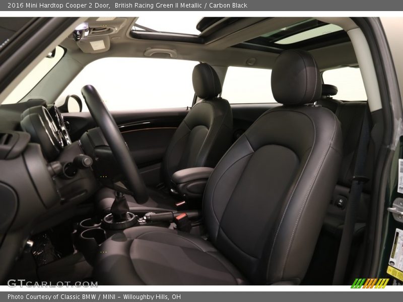 British Racing Green II Metallic / Carbon Black 2016 Mini Hardtop Cooper 2 Door